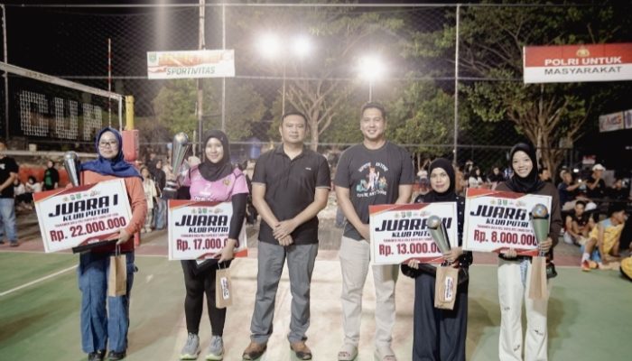 Final Voli Kapolres Cup, Polres Tanah Bumbu Juara Usai Bantai MAG 3-0
