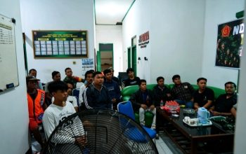 Nobar Piala Dunia Kodim Tanah Bumbu.