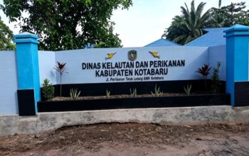 Kantor Dinas Perikanan Kotabaru.