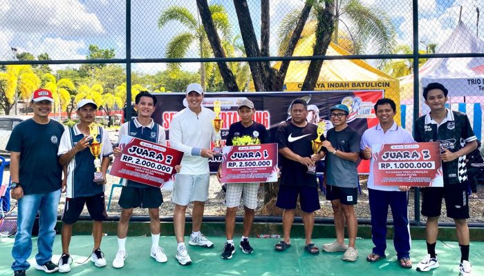 Tenis Kapolres Cup, Pasangan Wakapolres Juara Ganda
