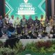 Foto bersama para kepala daerah se-Kalteng dan pejabat BPK usai penyerahan LHP.