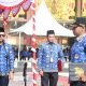 Bupati Pulang Pisau Ahmad Rifa'i memimpin upacara bendera peringatan Hari Lahir Pancasila.