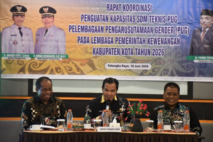 Bupati Pulang Pisau di kegiatan PUG.