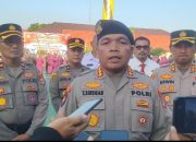 Plh. Kapolresta Banjarmasin Kombes Pol. Timbul R.K. Siregar saat memberikan keterangan kepada wartawan.