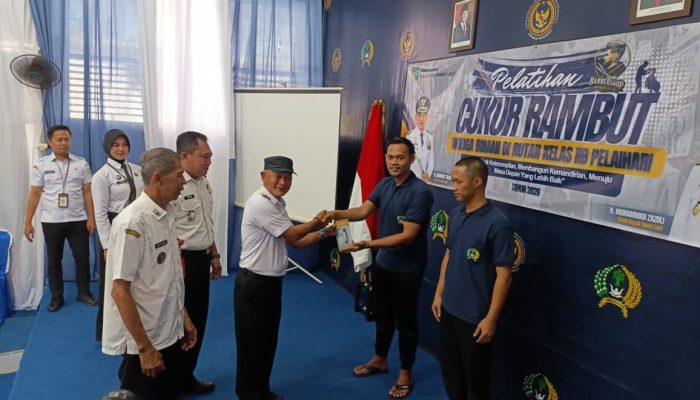 Dinsos Tala Bekali 30 Warga Binaan Rutan Pelaihari Keterampilan Barber