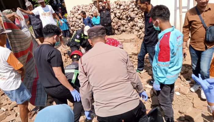 Pekerja Bangunan Tewas Tertimpa Dinding Rumah Roboh di Sleman