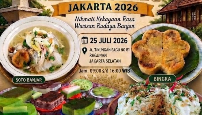 30 UMKM Meriahkan Festival Kuliner Khas Banjar 2026 di Jakarta