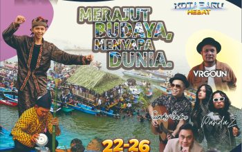Poster Festival Budaya Saijaan 2026 di Siring Laut Kotabaru.