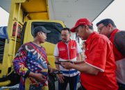 Dirut Pertamina Patra Niaga Tinjau Layanan SPBU di Palembang