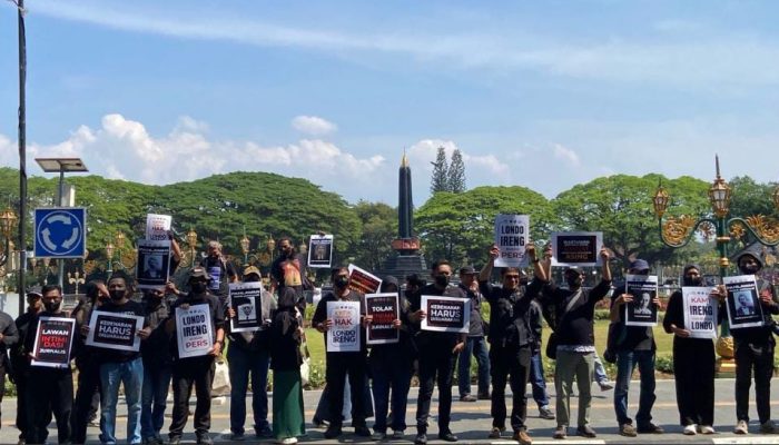 Wartawan Malang Raya Gelar Aksi Damai, Protes Istilah “Londo Ireng”
