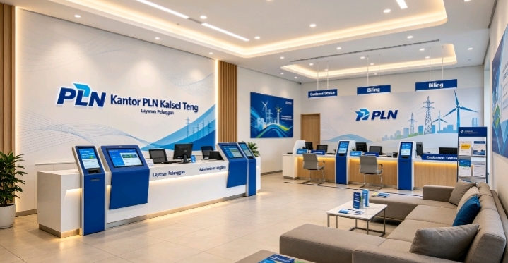 Ilustrasi Kantor PLN UID Kalselteng terkait penjelasan penyebab pemadaman listrik bergilir di Kalimantan Selatan.
