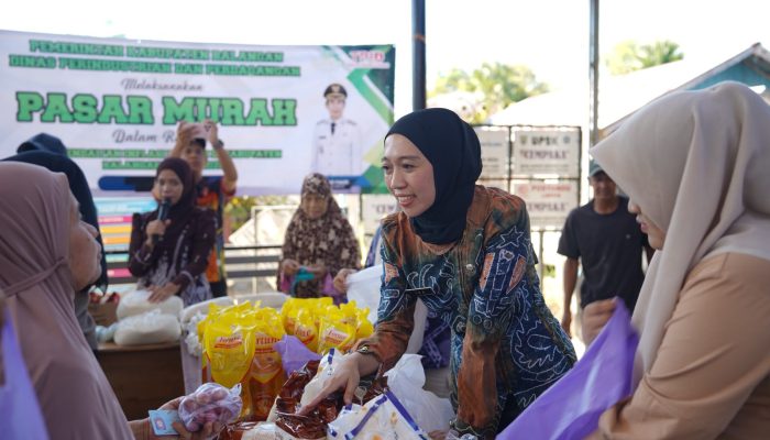 Disperindag Balangan Gelar Pasar Murah di Baruh Bahinu Luar
