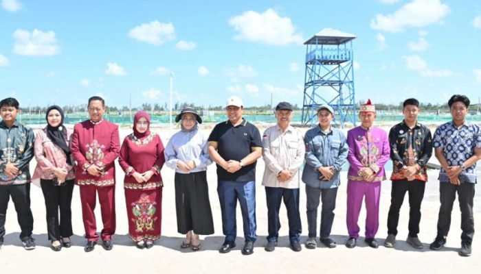 Wagub Kalteng Tinjau Shrimp Estate Sukamara, Optimistis Dongkrak Ekonomi Pesisir