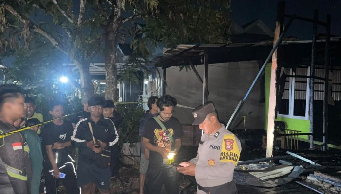 Pria Tewas Terjebak Saat Rumah Terbakar di Barito Kuala