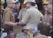 Sekwan DPRD Tala Pimpin Apel Gabungan Terakhir Jelang Purna Tugas