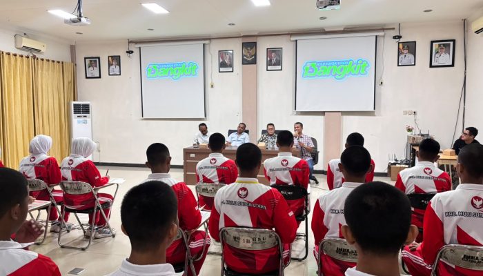 Polres HSU Bekali Calon Paskibraka dengan Edukasi Bahaya Narkoba