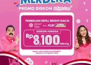 Bright Gas Diskon hingga Rp8.100 per Tabung pada 15–23 Agustus