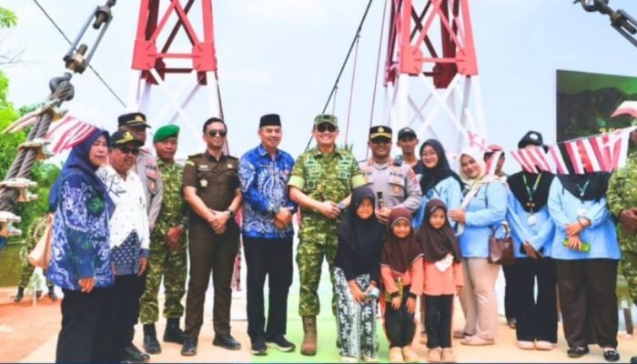 Jembatan Garuda Handil Labuan Amas Resmi Digunakan