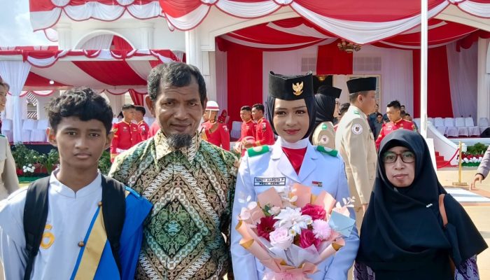 Anak Tukang Ojek Jadi Paskibra Provinsi Kepri 2026