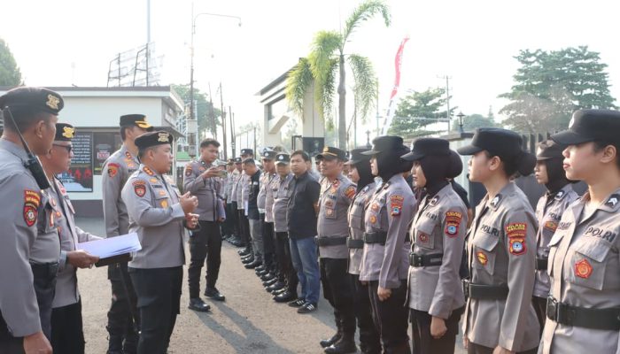 Dir Samapta Polda Kalsel Cek Kesiapan Dalmas Polres Tabalong