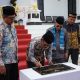 Bupati Kotabaru Resmikan Kantor Desa Sidomulyo di Kelumpang Hulu