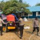 BPBD dan Polres Tabalong Distribusikan Air Bersih ke SMPN 3 Tanta