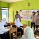 Polwan Polres HSU Gelar Police Goes To School di SMPN 2 Danau Panggang