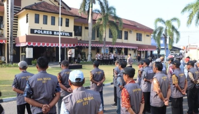 Polres Bantul Gelar Apel Sabuk Kamtibmas, Perkuat Sinergi dengan Jaga Warga