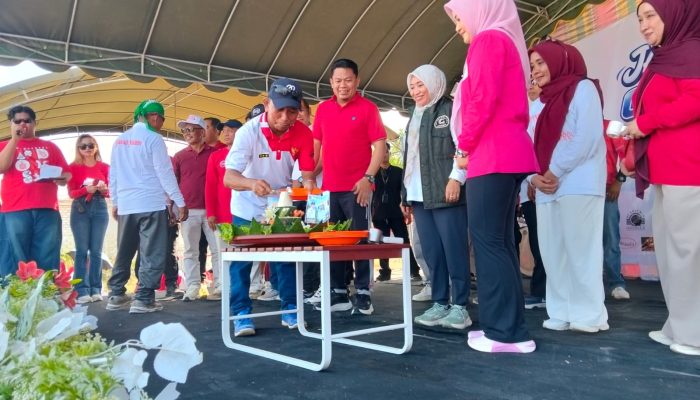 Potong Tumpeng, Puncak Perayaan Hari Jadi ke-19 Desa Barokah