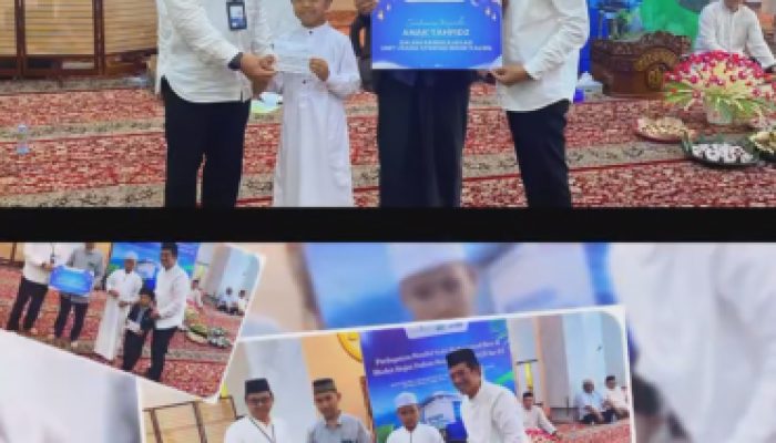UUS Bank Kalsel Rayakan Milad ke-22 dengan Berbagi Santunan
