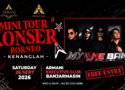 My One Band Siap Gebrak Banjarmasin Lewat Mini Tour Konser Borneo