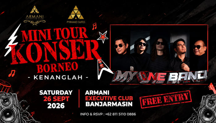 My One Band Siap Gebrak Banjarmasin Lewat Mini Tour Konser Borneo