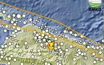 Gempa Magnitudo 5,4 Guncang Kabupaten Jayapura