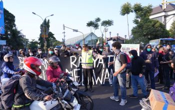 Aksi Mahasiswa UGM di Simpang Empat Gramedia Berakhir Kondusif
