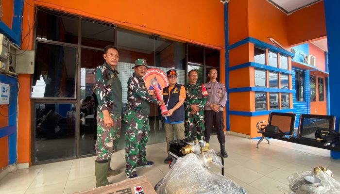 BPBD Balangan Pinjamkan Peralatan Penanganan Karhutla ke Polsek dan Koramil