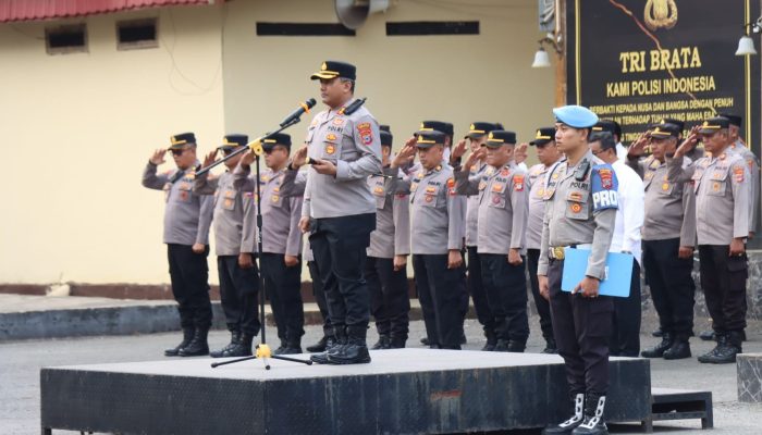Kapolres Tanah Laut Ingatkan Personel Jauhi Pinjol, Judi Online dan Narkotika