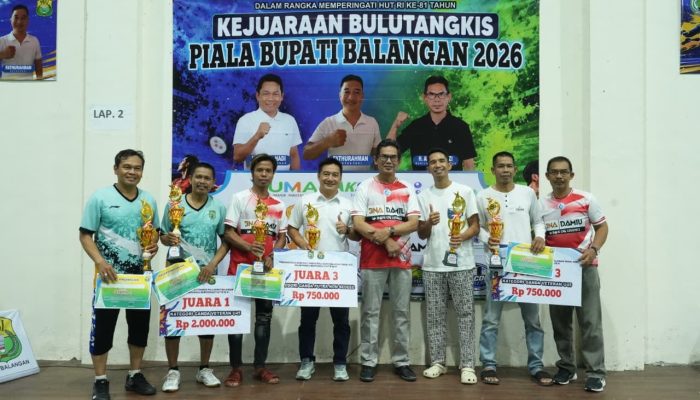 Kejuaraan Bulutangkis Bupati Balangan Jadi Ajang Cari Atlet