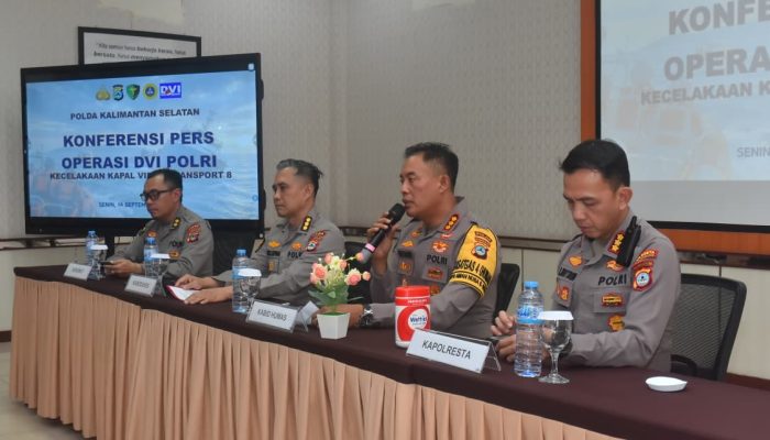 Tim DVI Polda Kalsel Identifikasi Satu Korban Kapal Virgo Transport 8