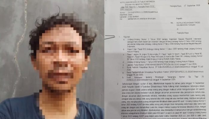 Ngaku Aktivis LSM, Pria di Kalteng Jadi Tersangka Dugaan Pemerasan