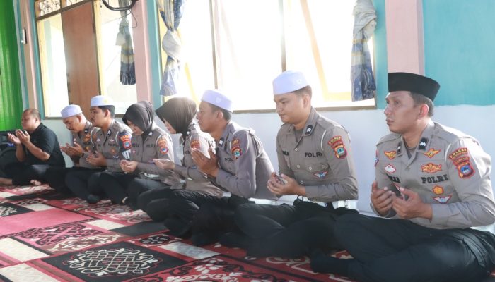 Sat Lantas Polres HSU Doa Bersama Anak Panti