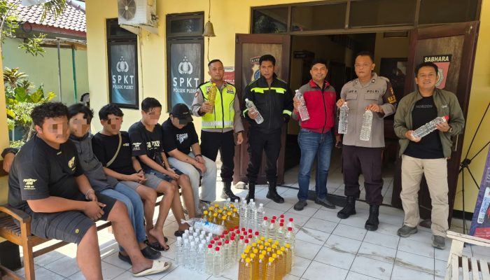 108 Botol Ciu Disita, dari 5 Orang di Bantul