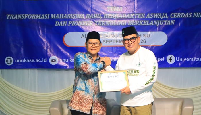 PKKMB UNUKASE, Dr. Zainal Ilmi Bekali 253 Mahasiswa Baru dengan Nilai Aswaja