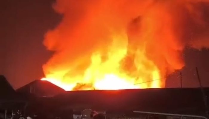 Kebakaran di Sungai Danau, Lima Rumah Terbakar