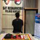 Gerebek Kamar Hotel di Kapuas, Polisi Tangkap Pengedar Beserta Barang Bukti Nyaris 1 Ons Sabu