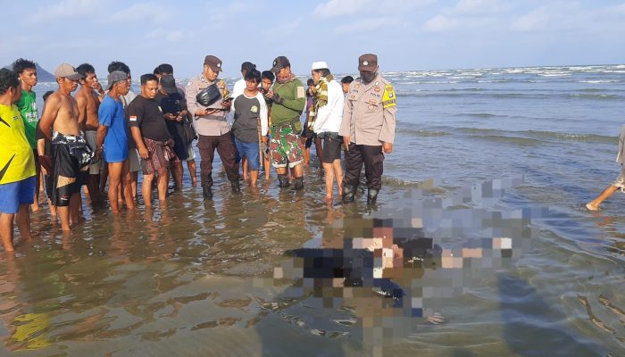 Jasad Pria Ditemukan Terdampar di Pantai Oka Oka Kotabaru