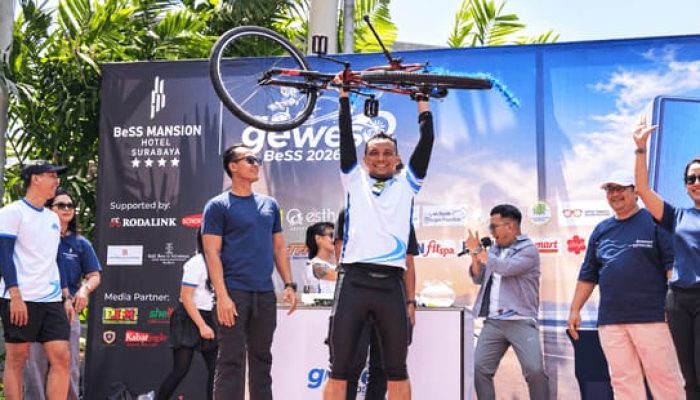 163 Pesepeda Ikuti GOWE5 BESS, HUT ke-5 BeSS Mansion Surabaya