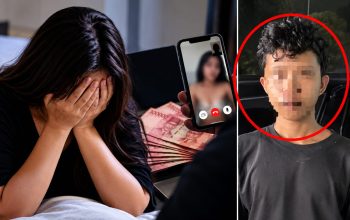 Ilustrasi pemerasan janda di Lampung lewat video call.