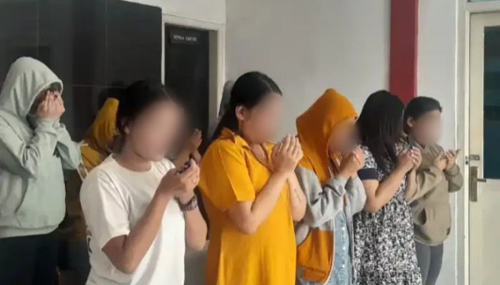 11 PSK Diamankan di Embung Miring, Tarif Rp100 Ribu Sekali Layanan
