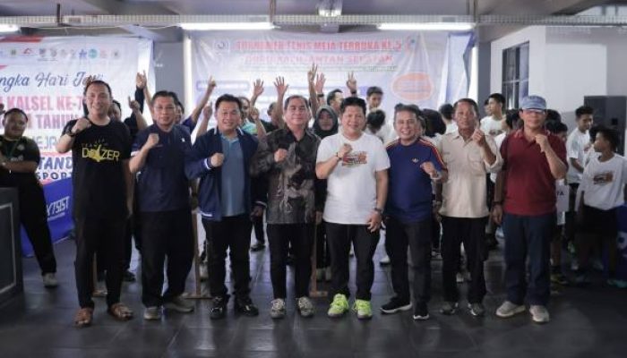 Bank Kalsel Dukung Turnamen Tenis Meja DPRD