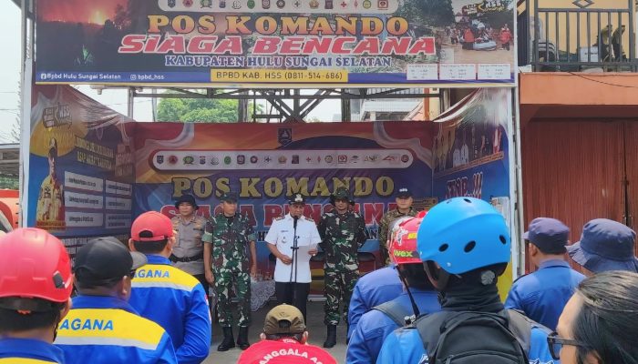 Pemkab HSS Salurkan 5.500 Liter BBM untuk Relawan BPK